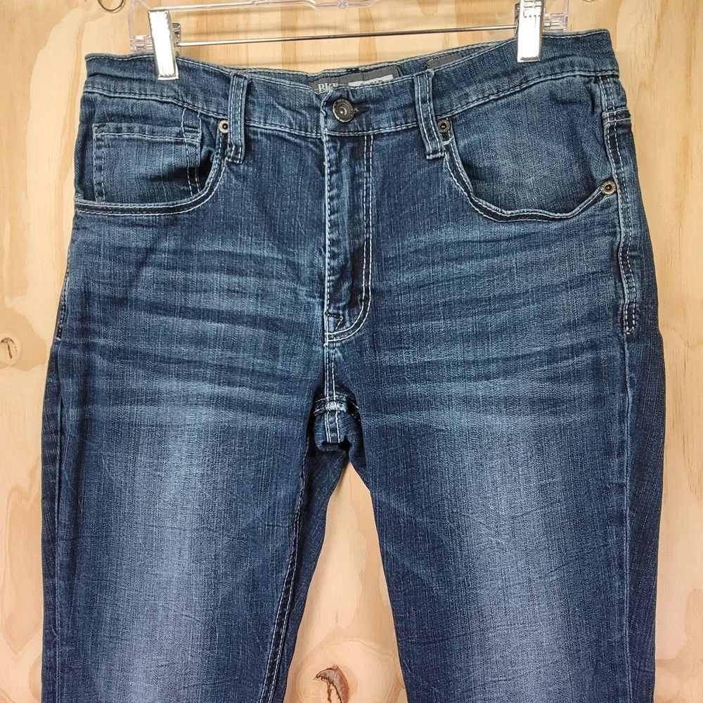 BKE Jake Straight Leg Jeans Mens 36x30 Blue Excellent Straight Leg ABP16109
